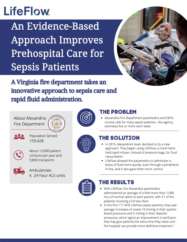 White Paper thumbnail preview: An Evidence-Based Approach Improves Prehospital Care for Sepsis Patients